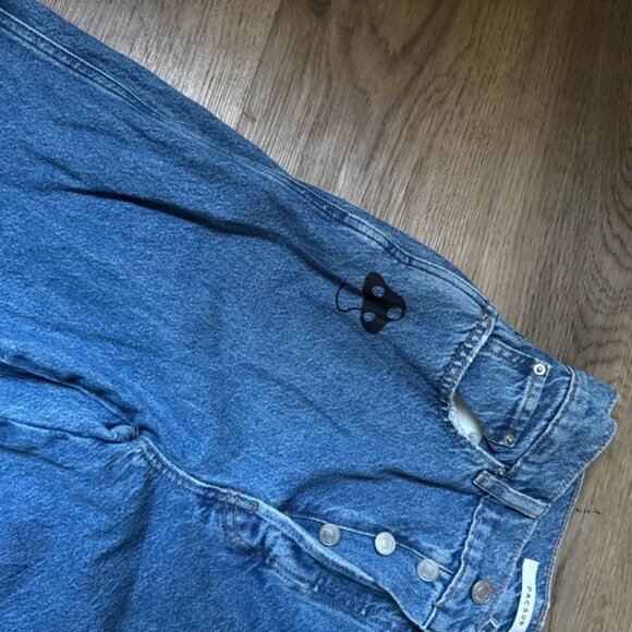 PacSun Rainbow, Mushroom, and Cherry Printed Baggy Jeans - Medium Wash - Picture 5 of 8